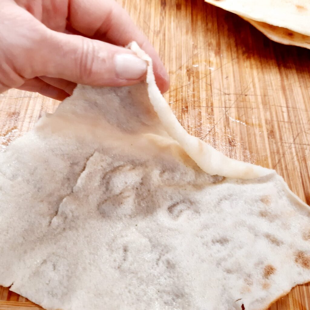 strudel di carciofi con pane carasau