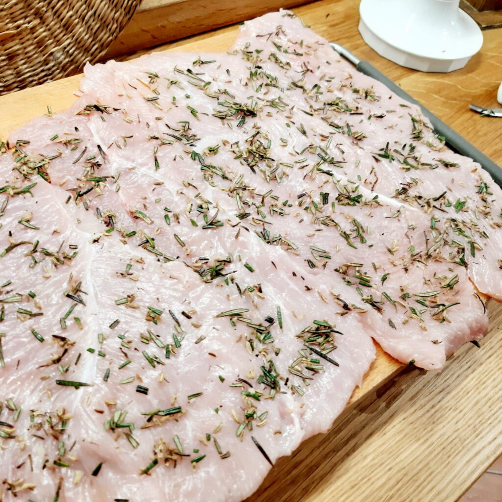 tacchino porchettato con speck