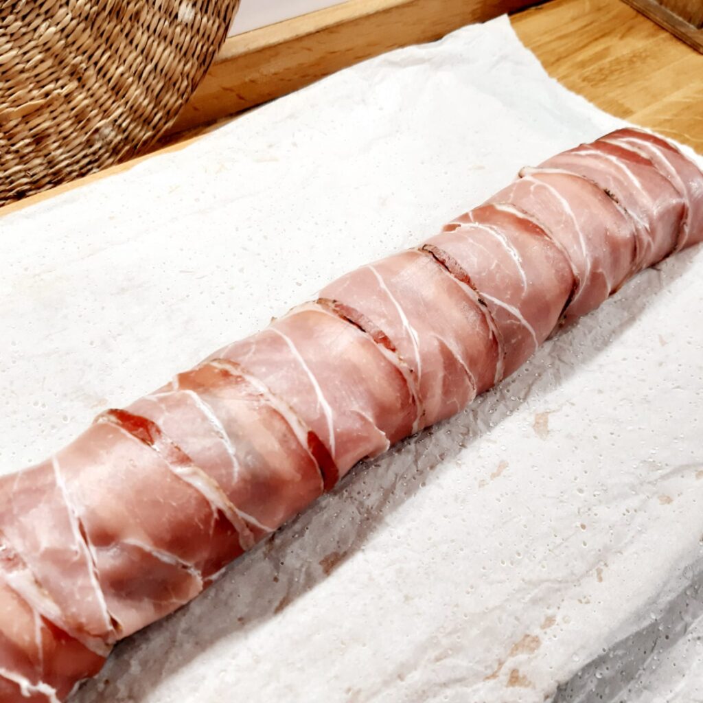 tacchino porchettato con speck