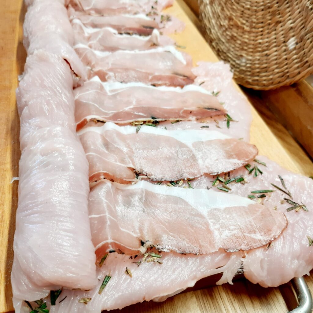 tacchino porchettato con speck