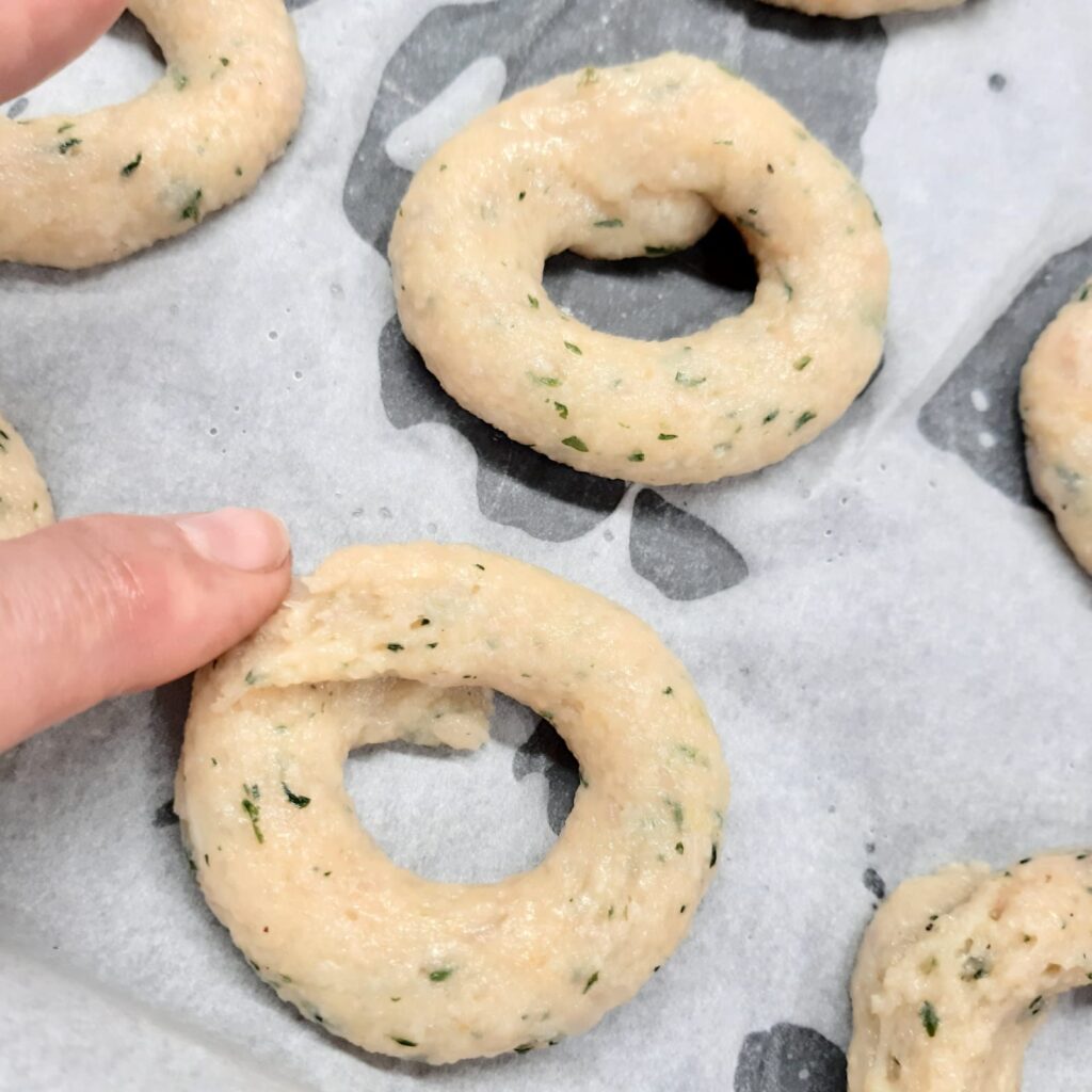 ciambelline croccanti di tacchino