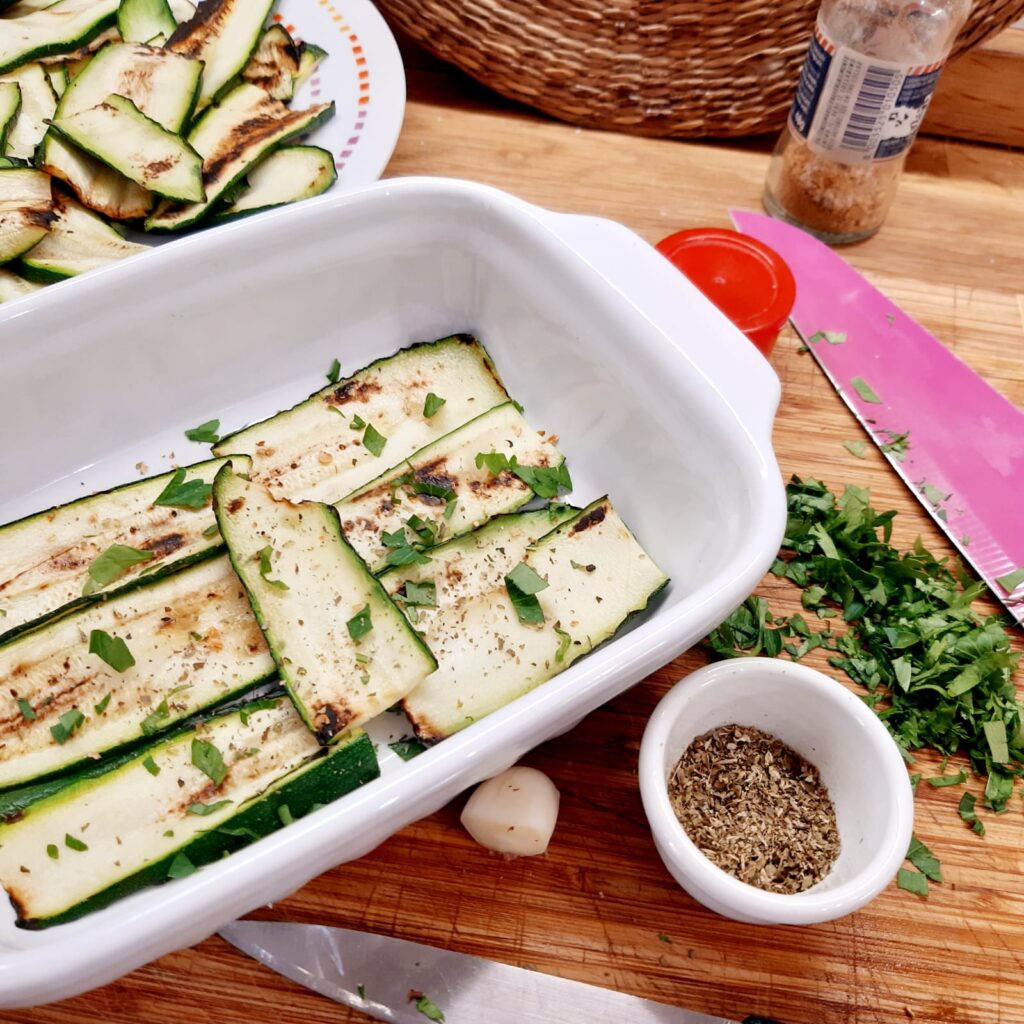 zucchine grigliate e marinate