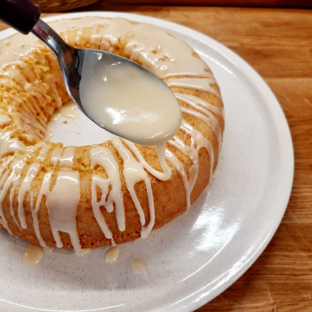 ciambella all'arancia e cocco