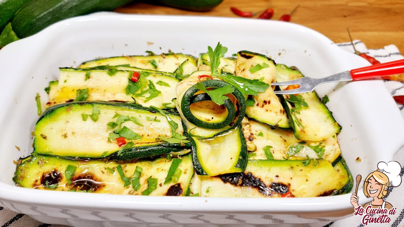 zucchine grigliate e marinate