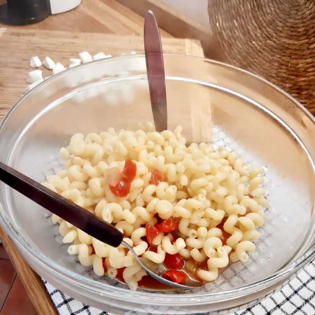 cavatappi alla crudaiola