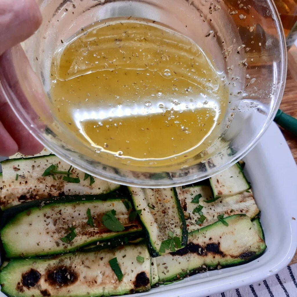 zucchine grigliate e marinate