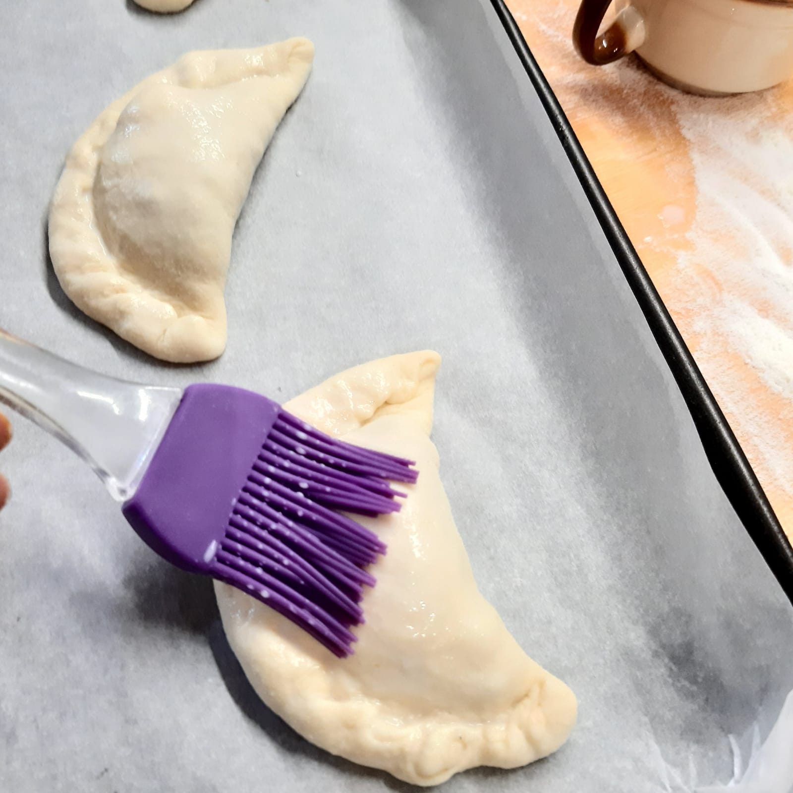 panzerotti ripieni con melanzane e formaggio