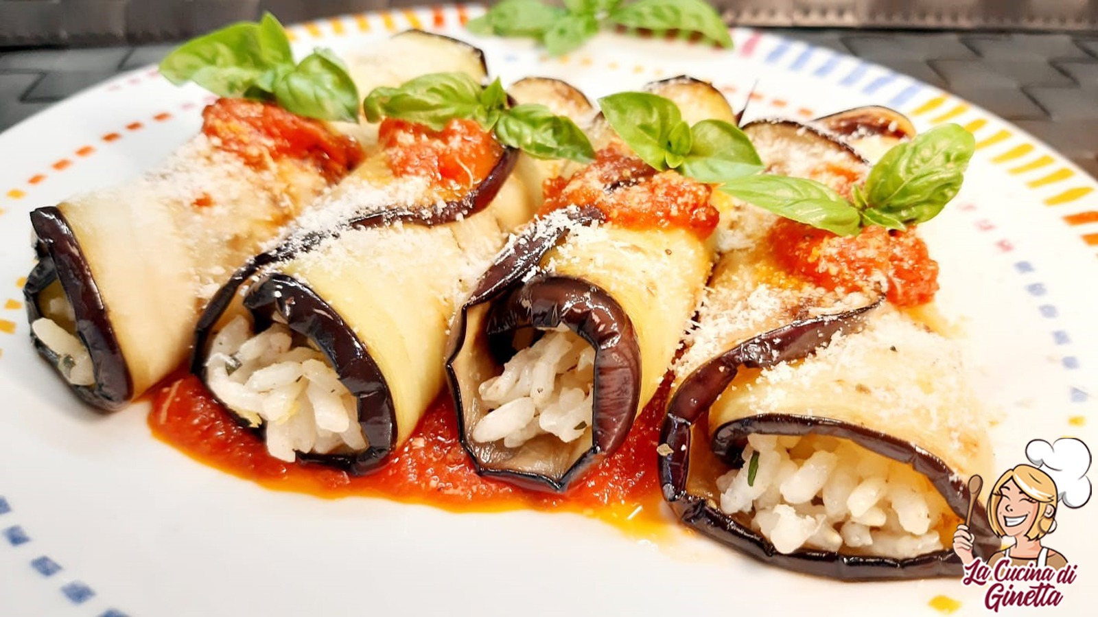 involtini di melanzane con cuore di riso