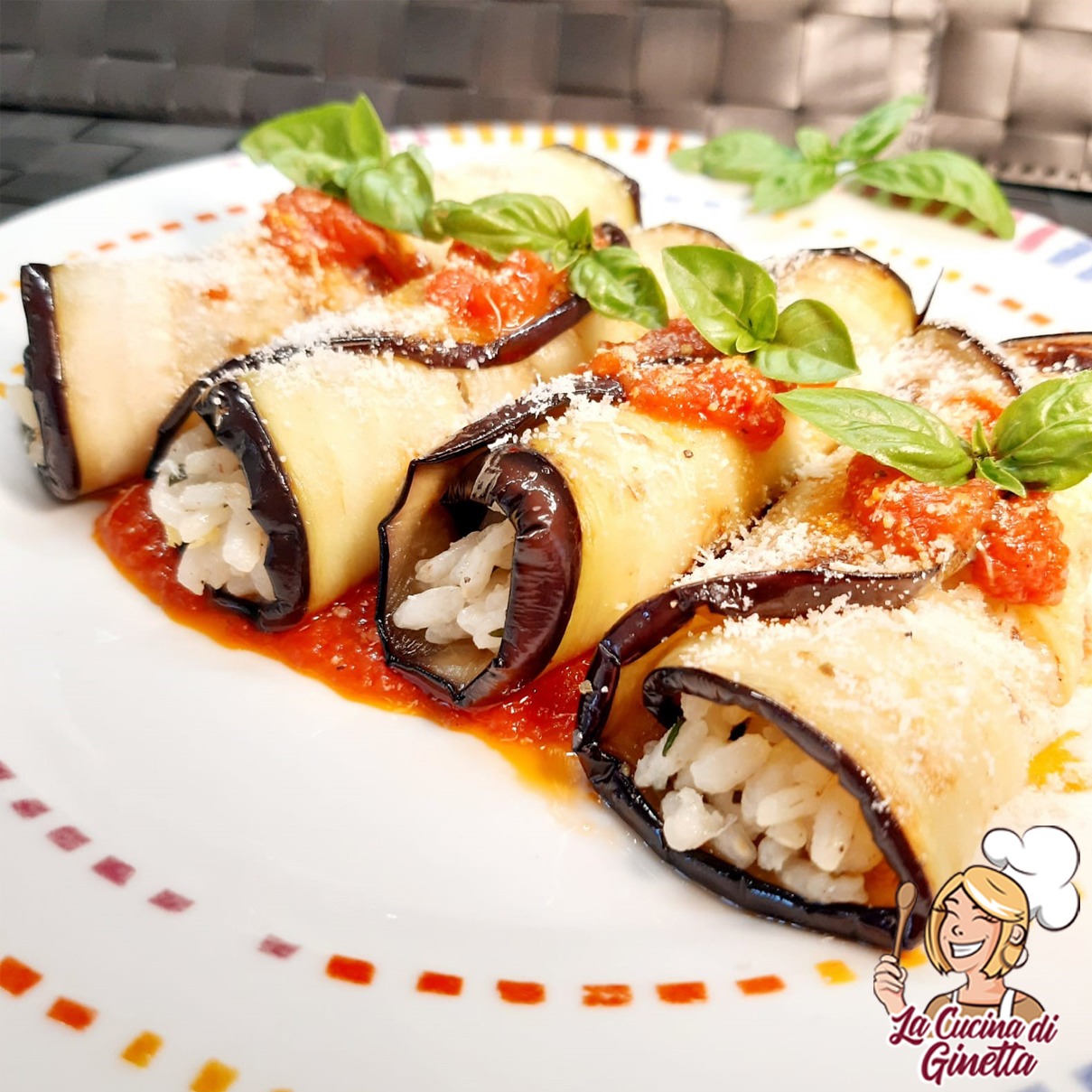 involtini di melanzane con cuore di riso