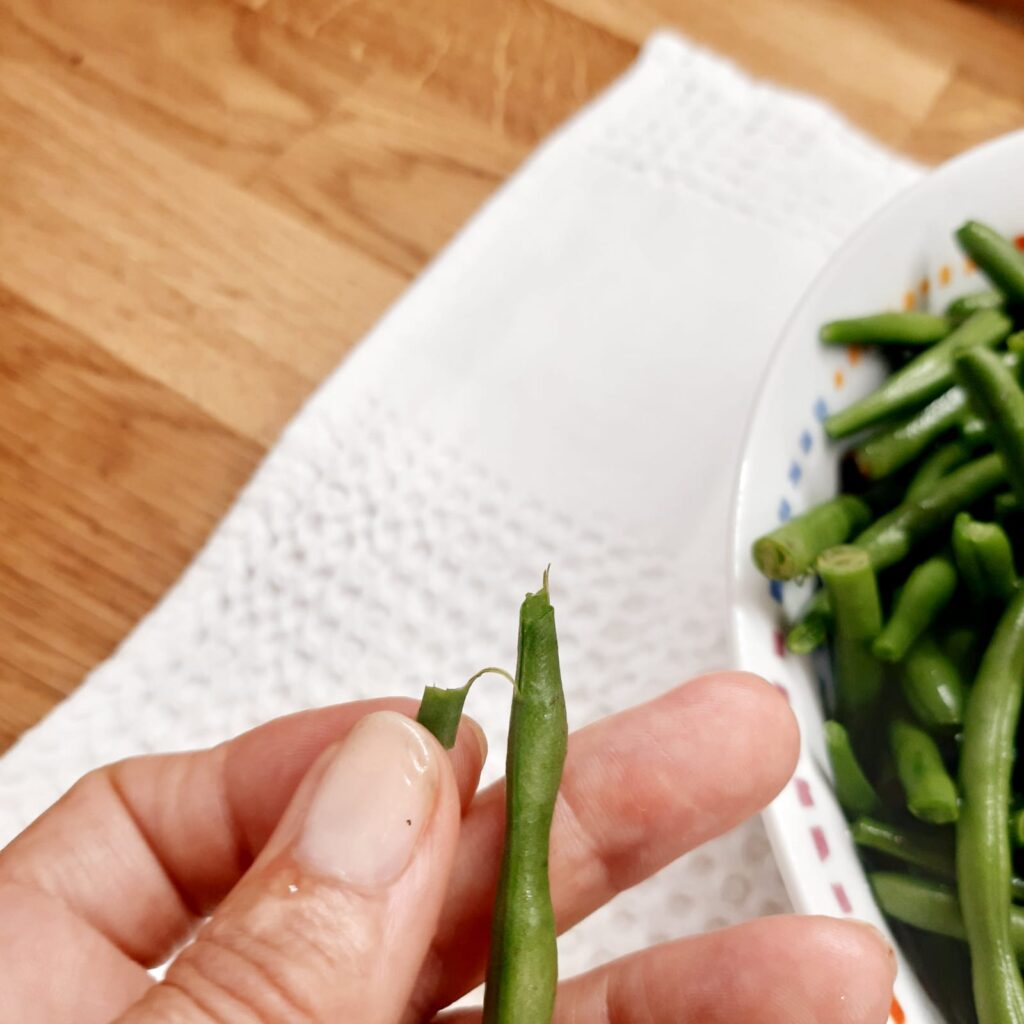 fagiolini cotti in pentola a pressione