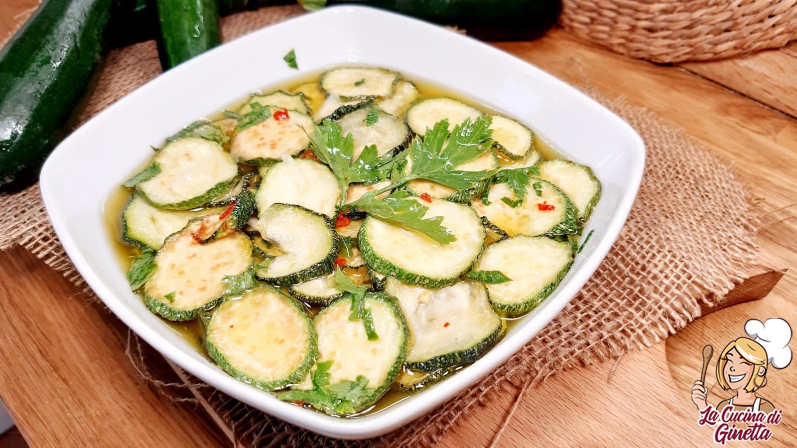 zucchine fritte e marinate