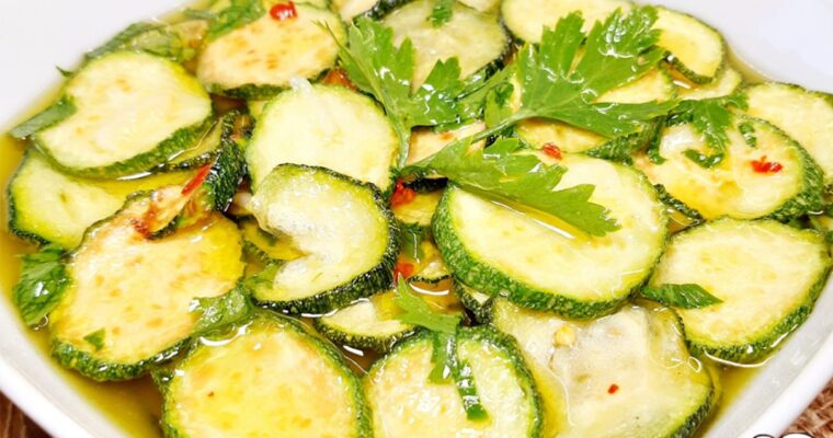 ZUCCHINE FRITTE E MARINATE