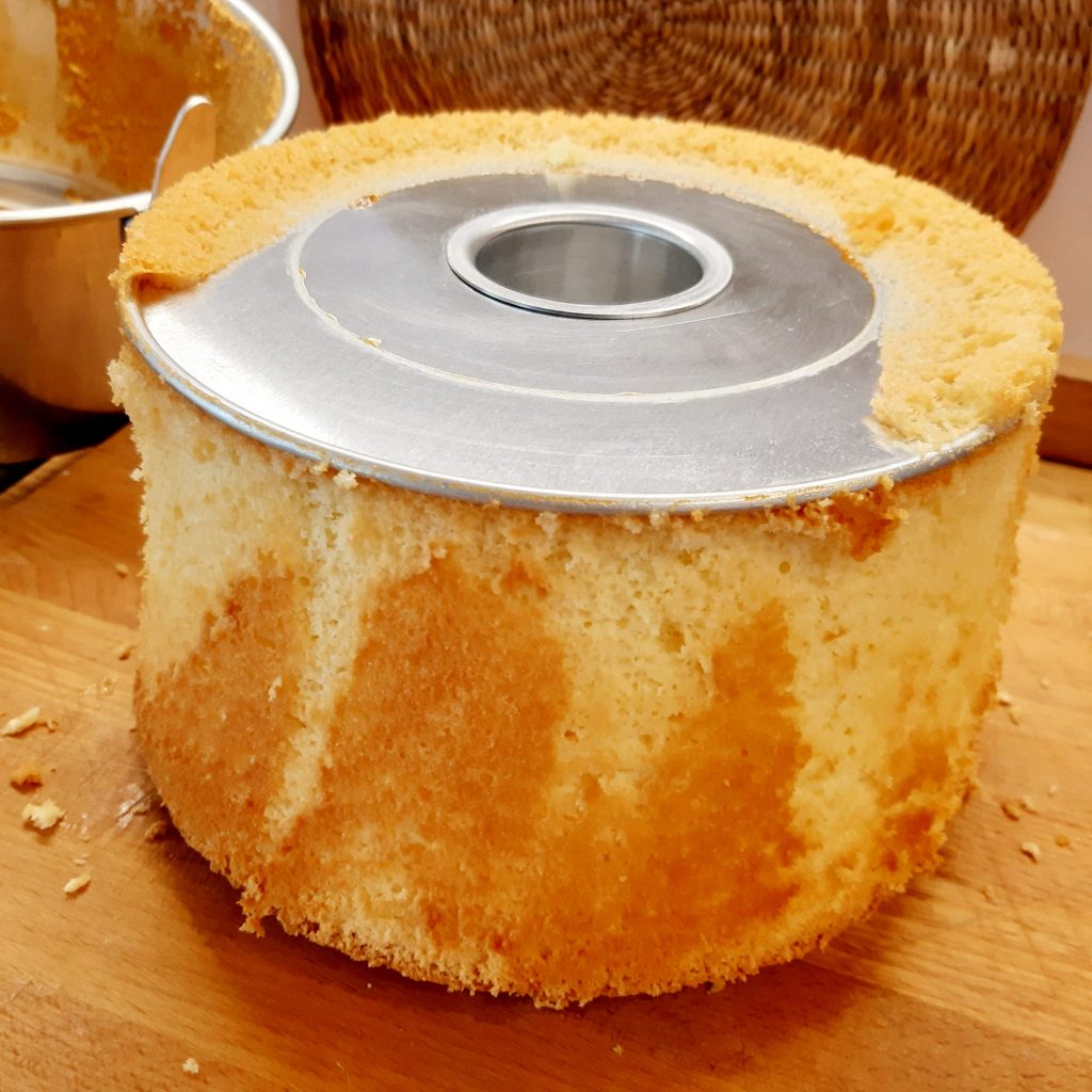 chiffon cake all'arancia