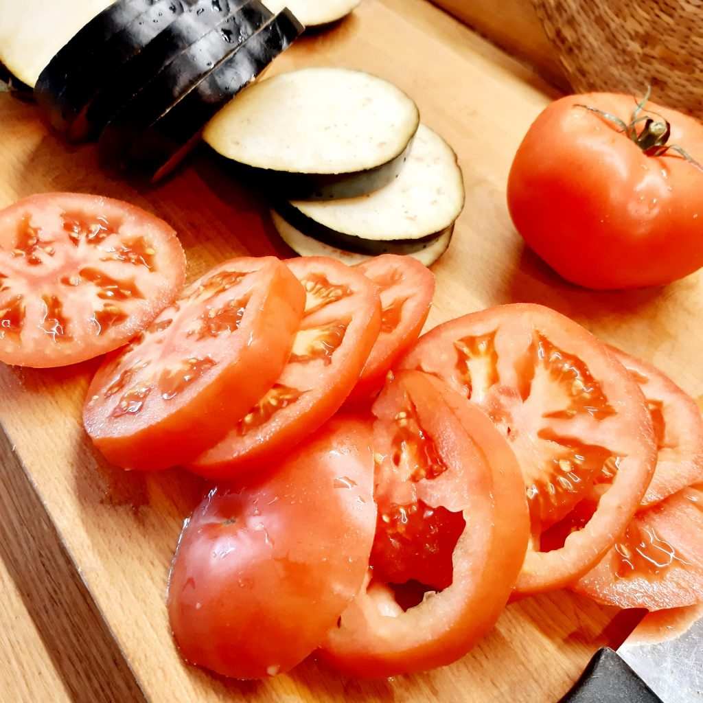 melanzane e pomodori ricordi d'estate