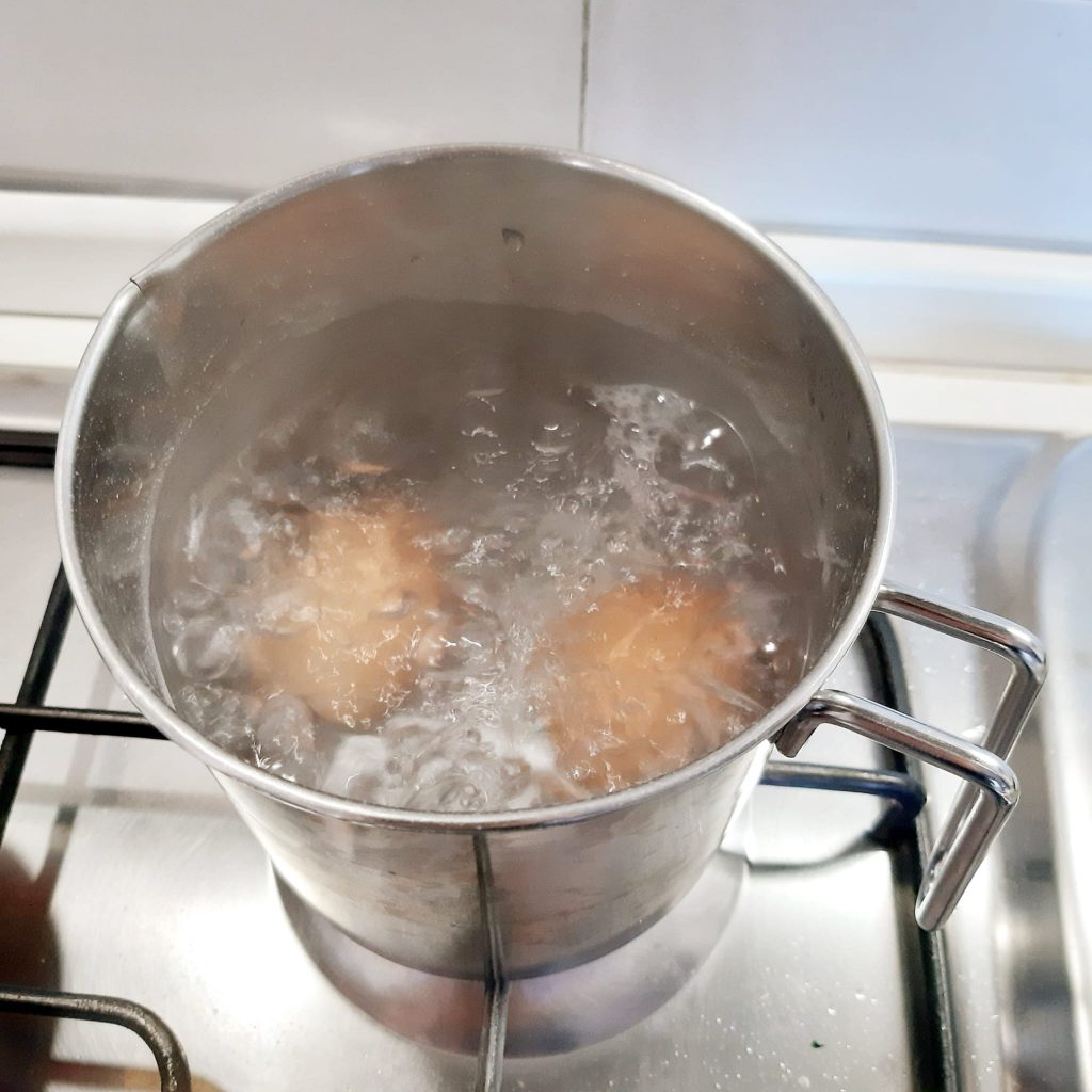 uova alla coque impanate e fritte