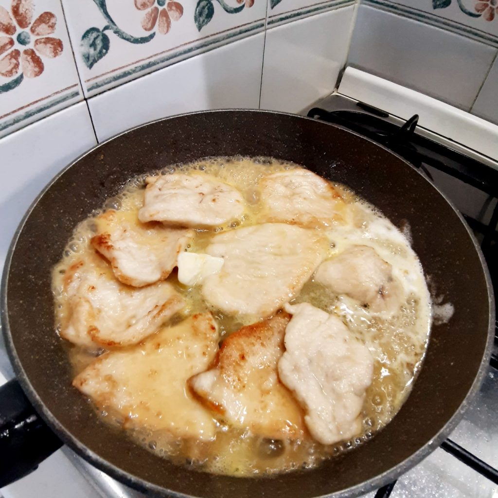 scaloppine di pollo agli agrumi