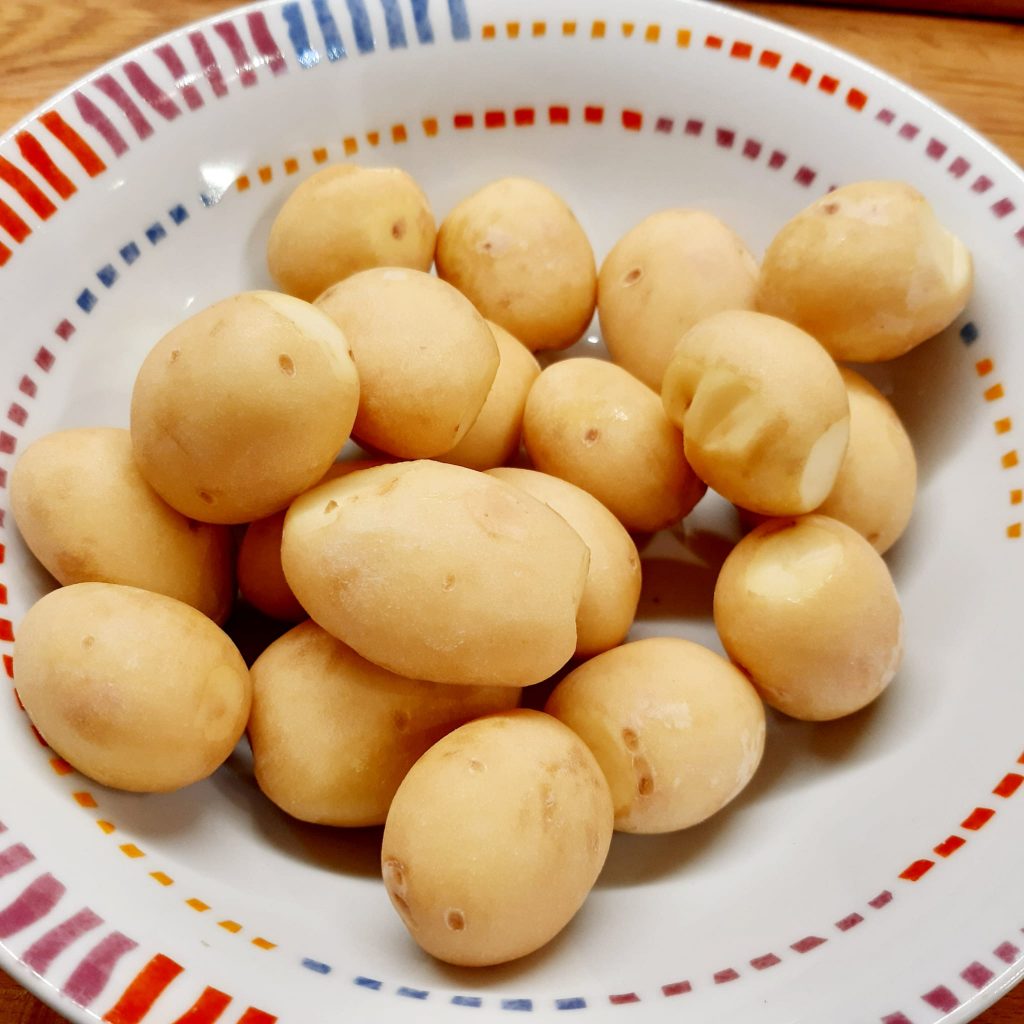 zucca patate novelle e pomodorini al forno