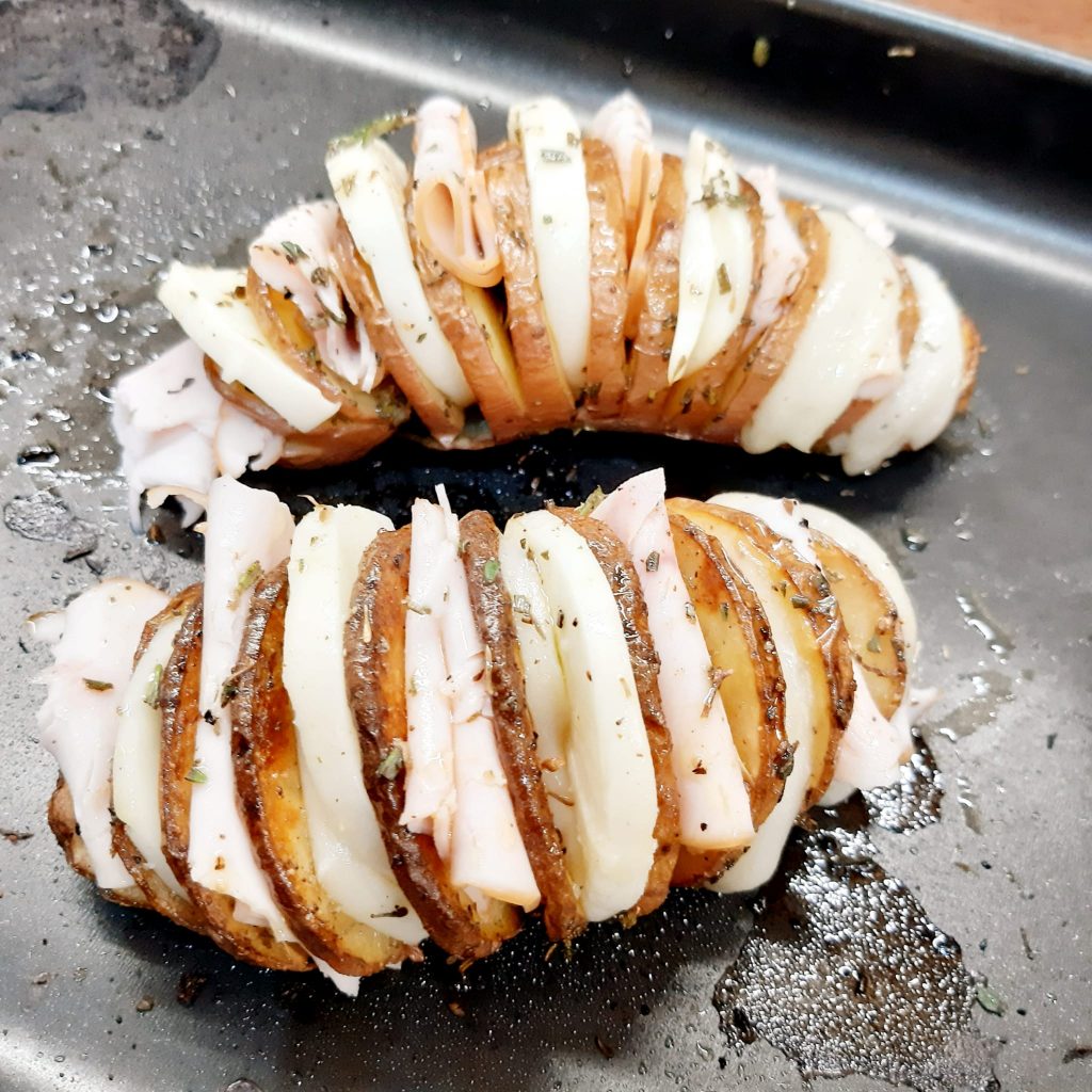 patate hasselback farcite