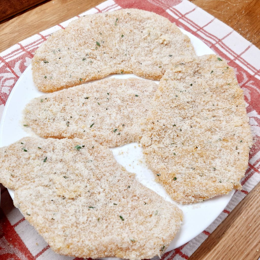 Cotolette panate di pollo