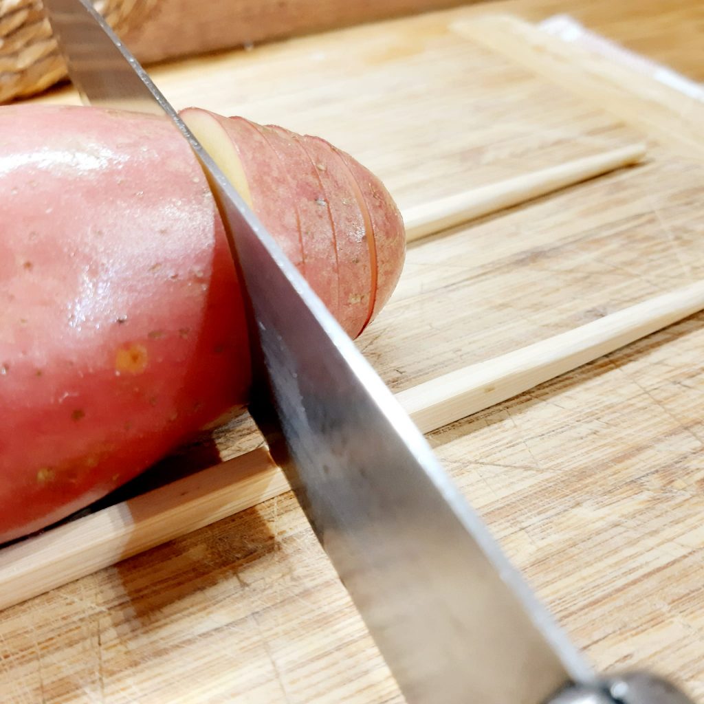 patate hasselback farcite