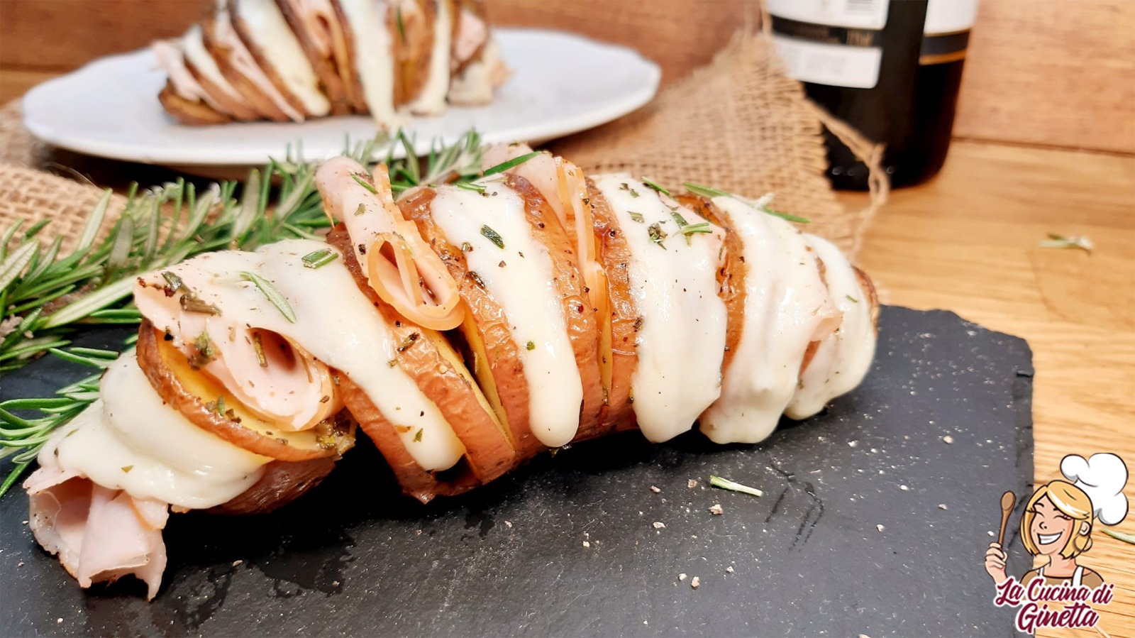 patate hasselback farcite