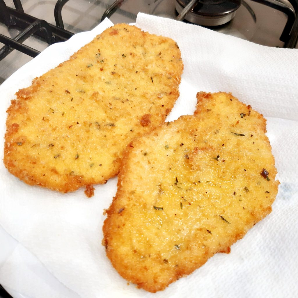 Cotolette panate di pollo