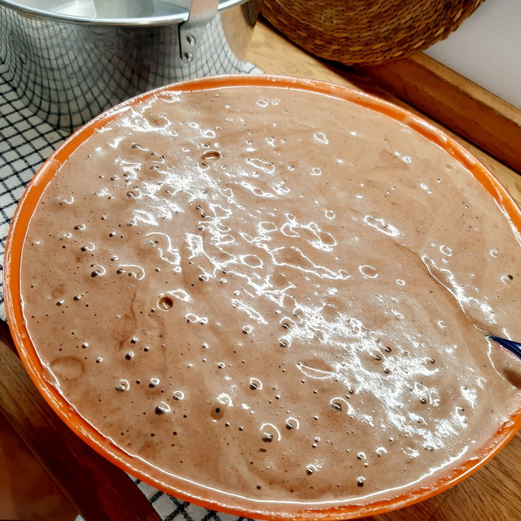 chiffon cake al cacao