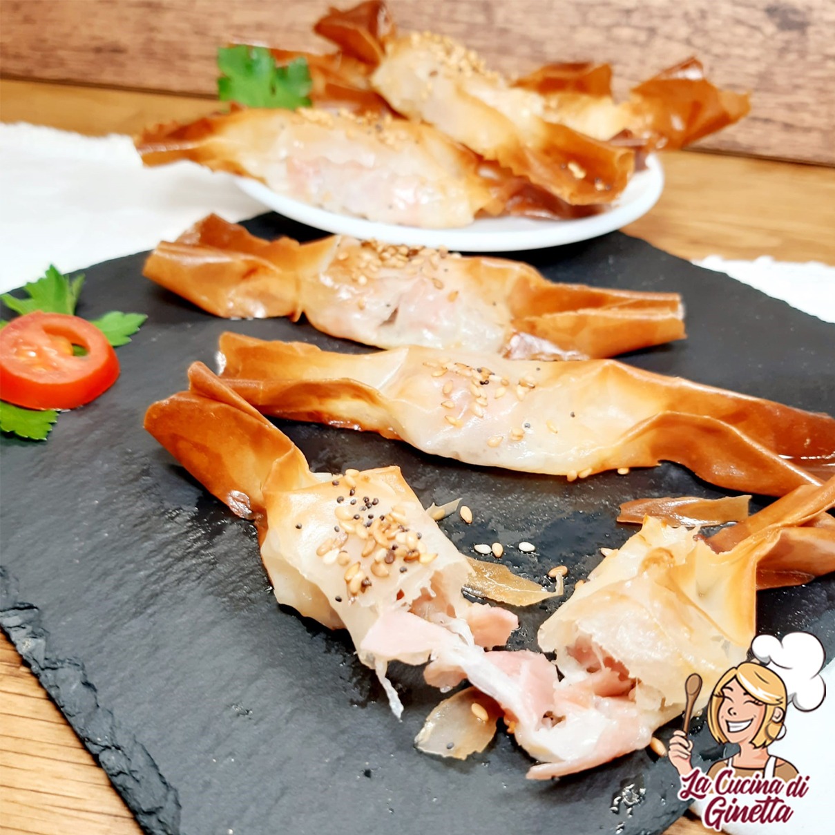 caramelle salate con speck e scamorza 