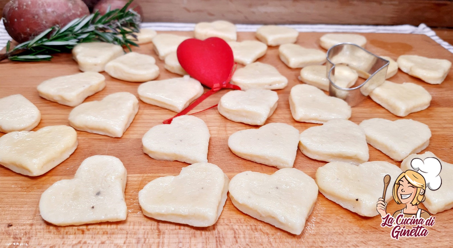 Gnocchi di patate a cuore