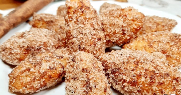 FRITTELLE DI RISO CON ZUCCHERO E CANNELLA