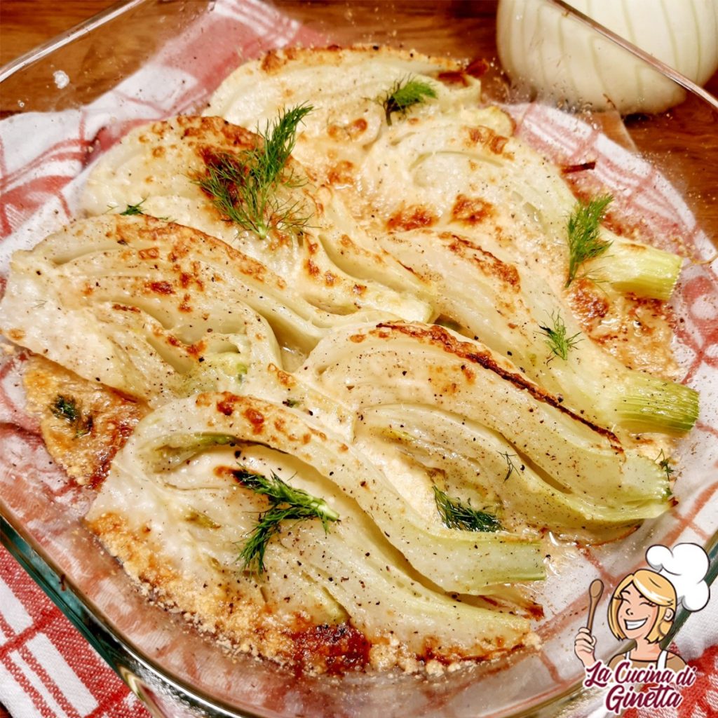 finocchi gratinati al parmigiano