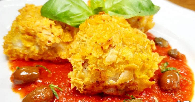 TRANCI DI PALOMBO CON PANATURA CROCCANTE