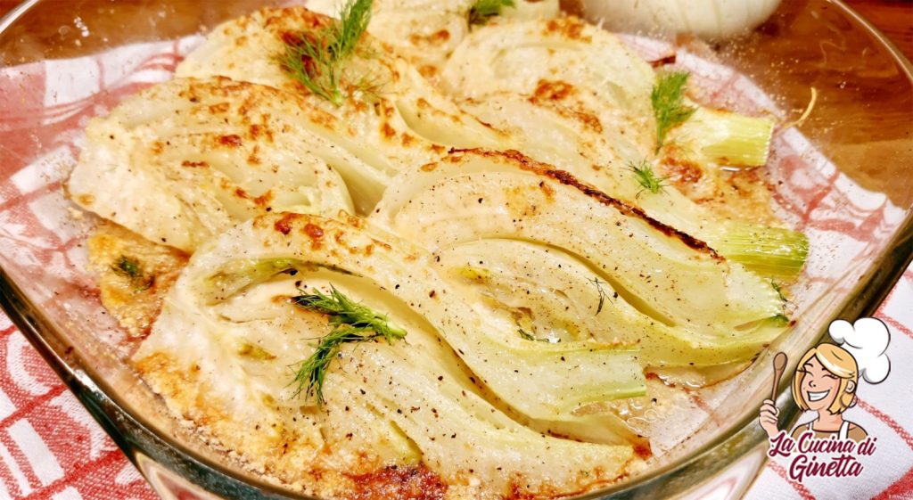 finocchi gratinati al parmigiano