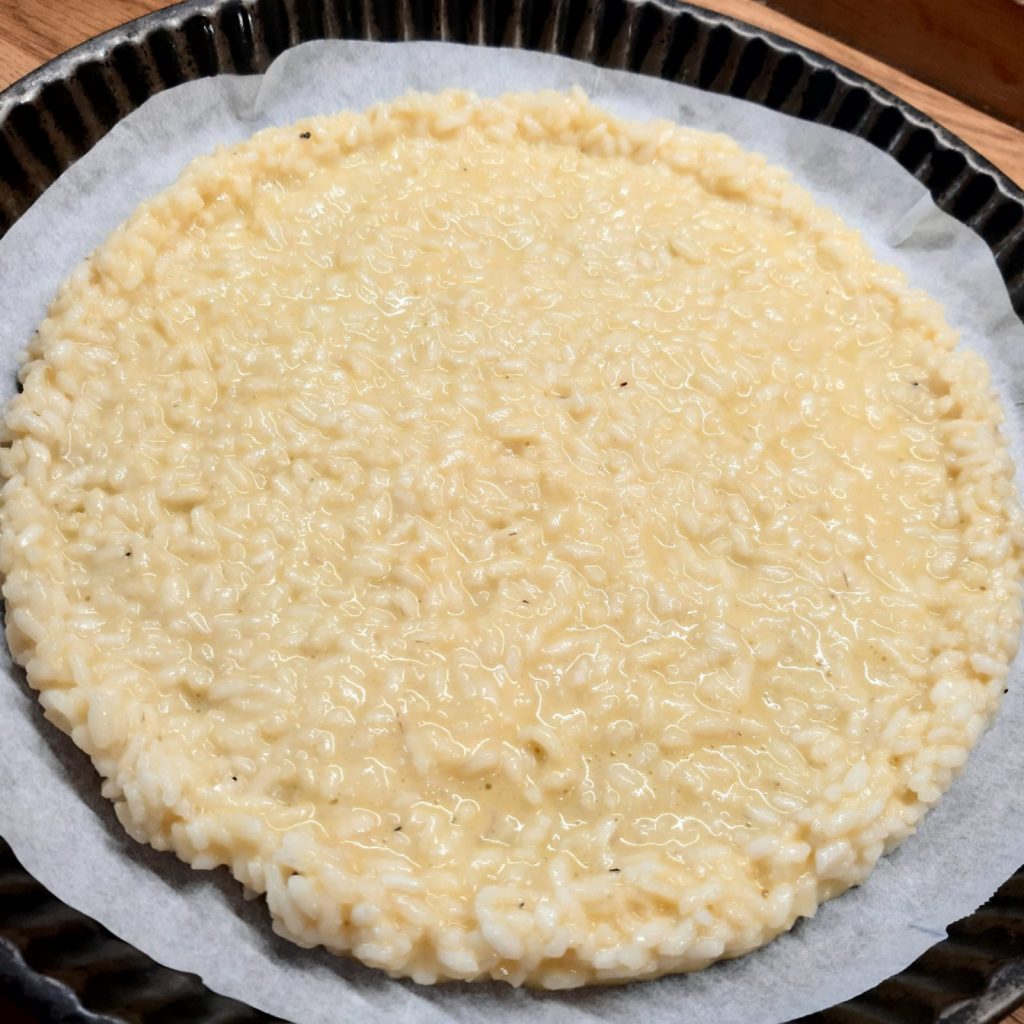 pizza di riso alla margherita