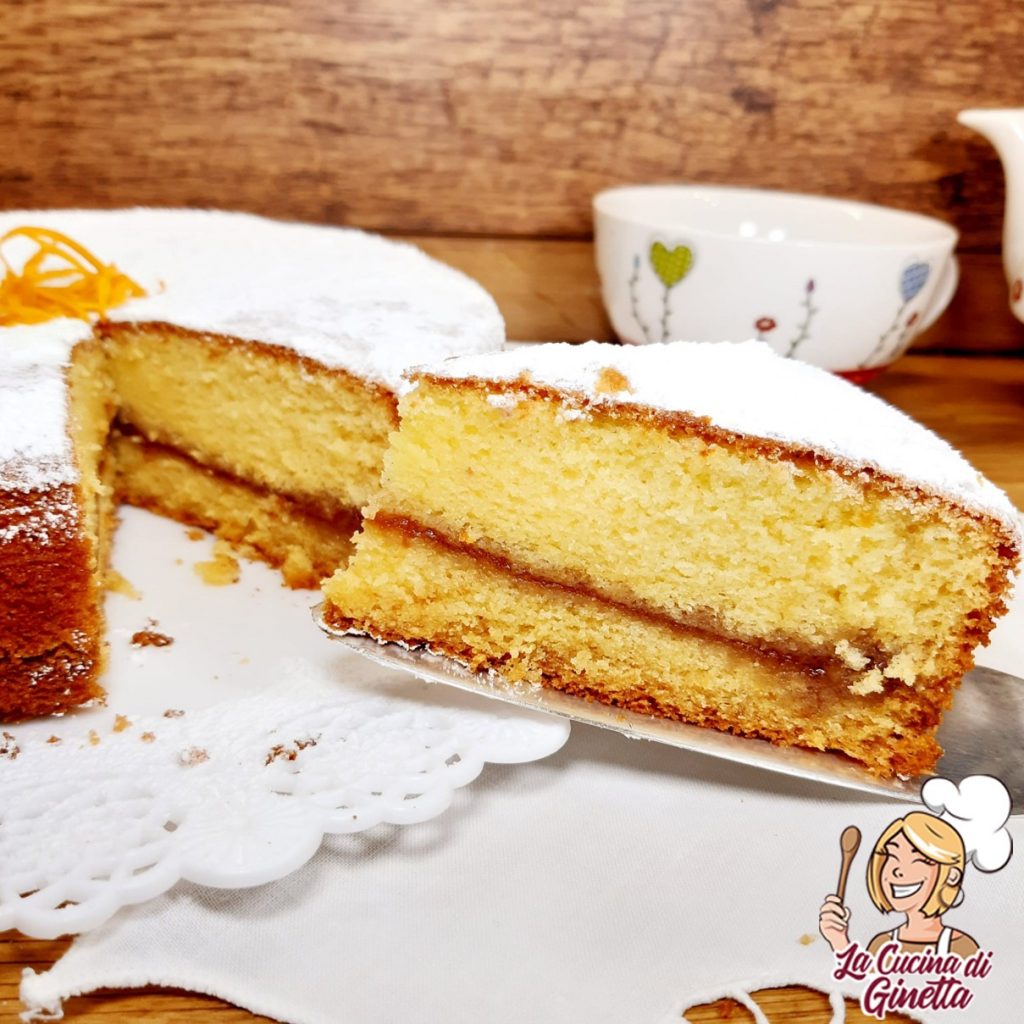 torta versata con marmellata