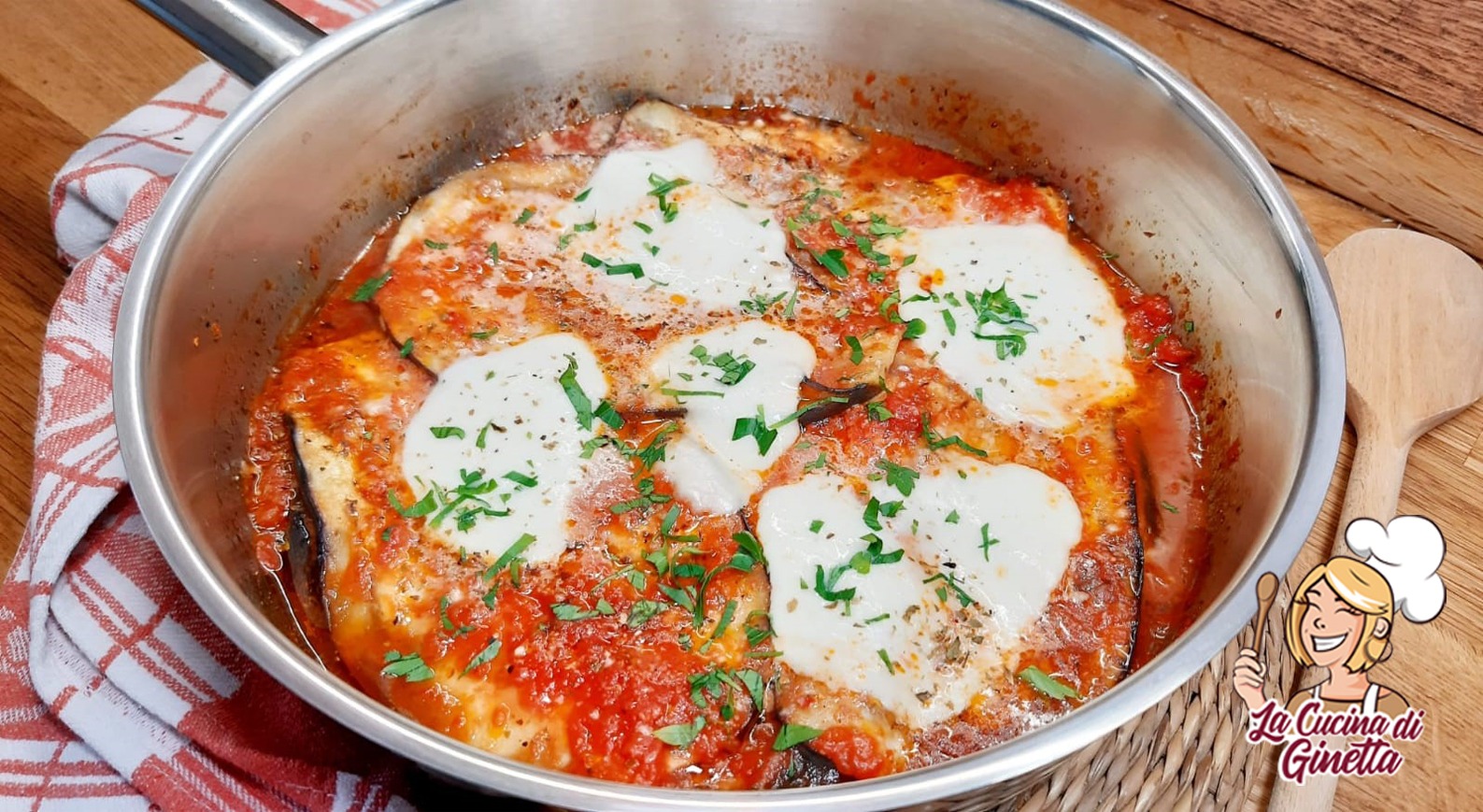 melanzane alla pizzaiola con mozzarella