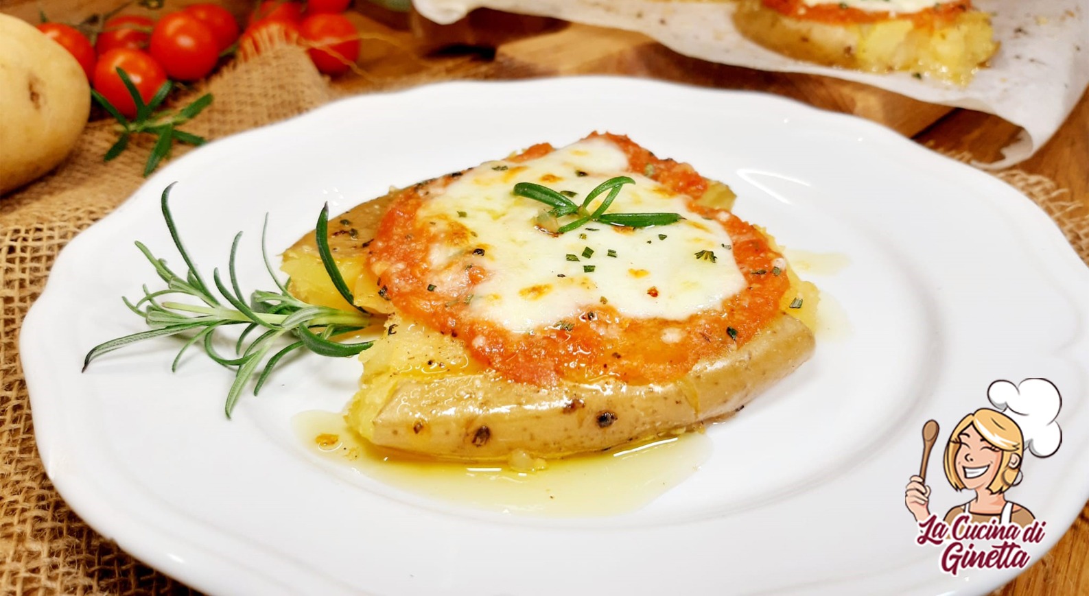 pizzette di patate rustiche