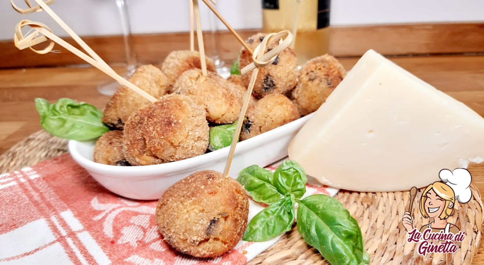 polpette di melanzane al provolone