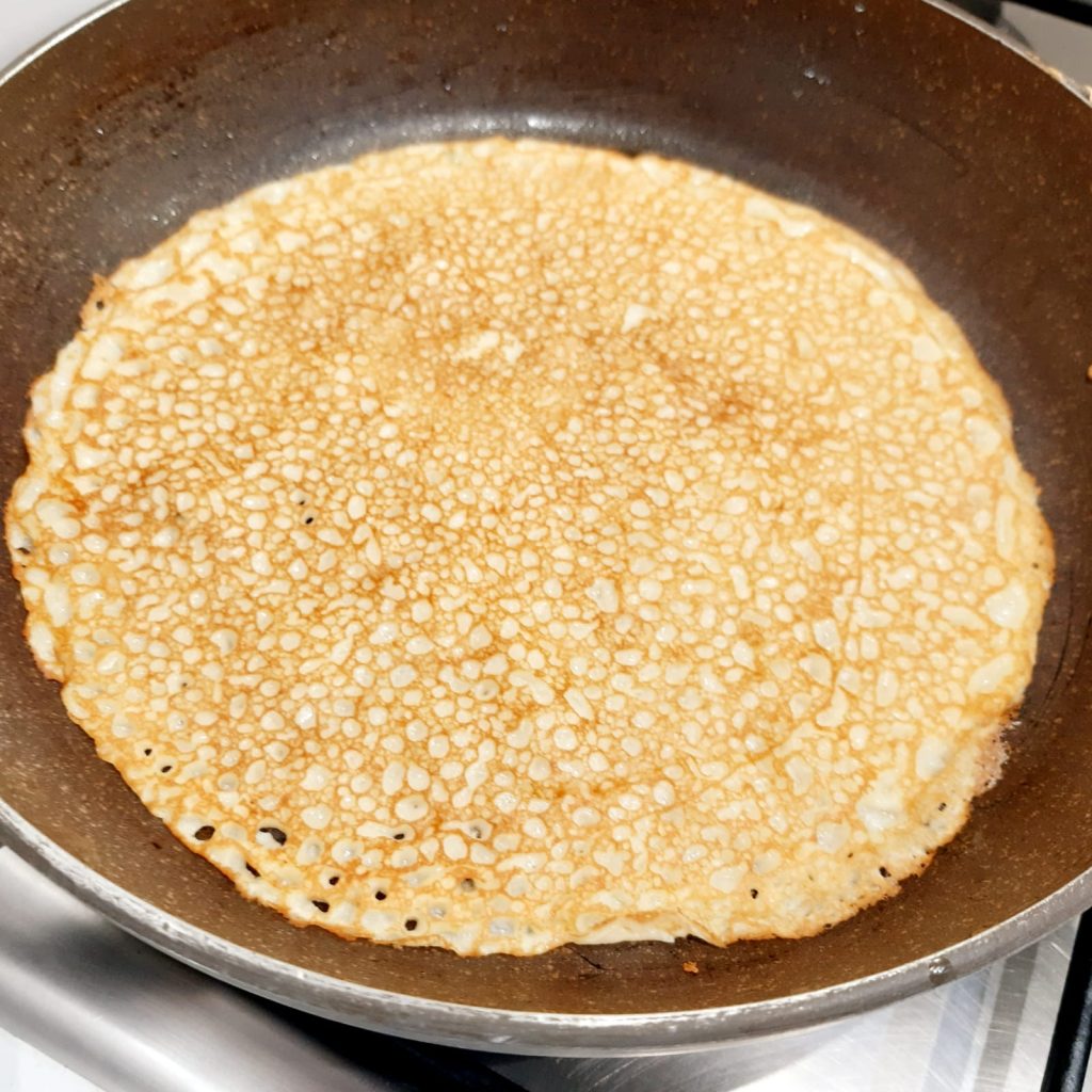 crepes con farina di ceci farcite