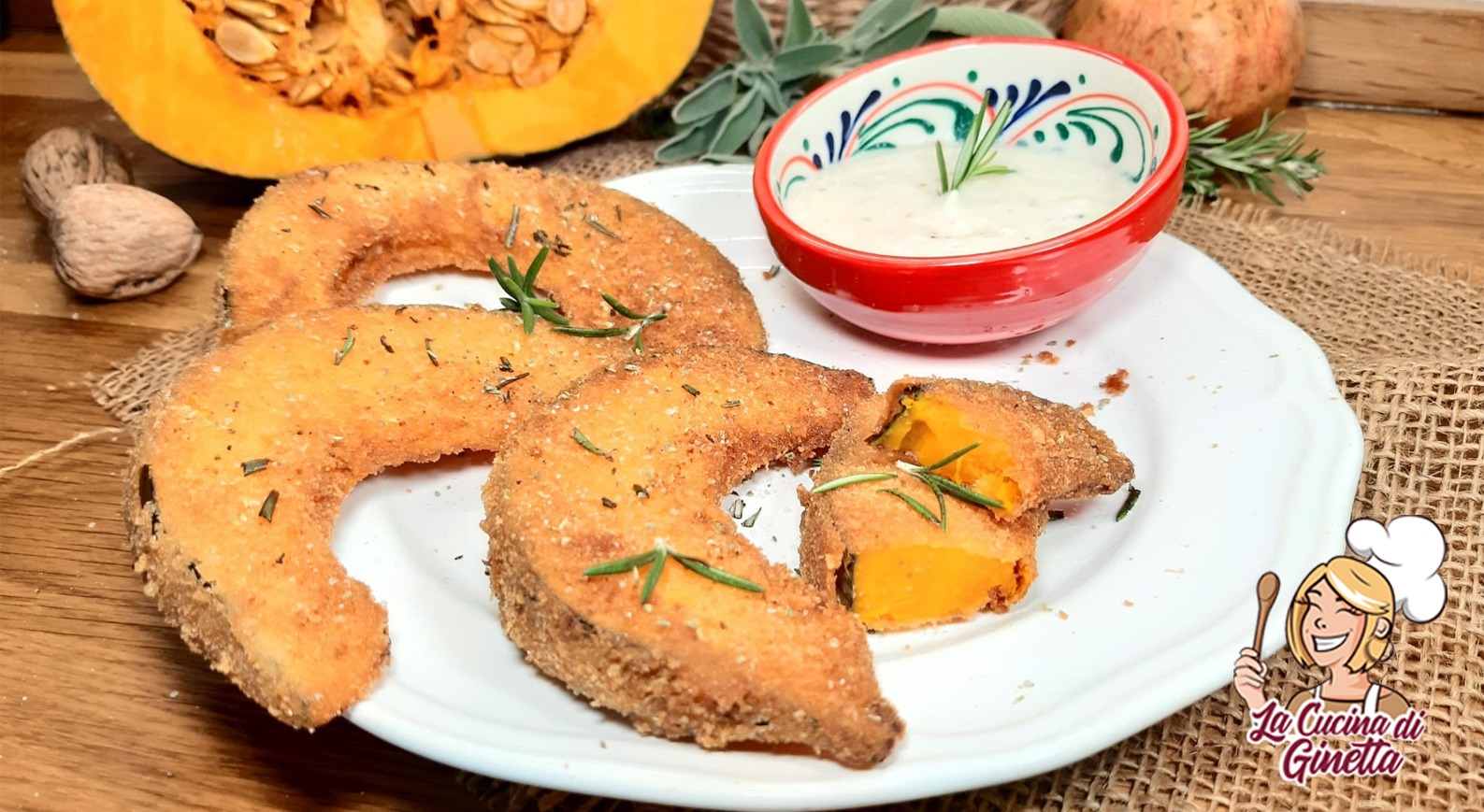 zucca panata e fritta