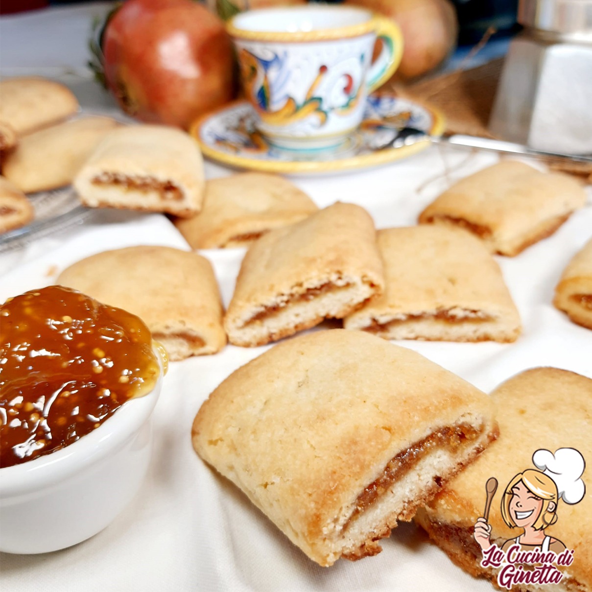 biscotti settembrini con fichi e amaretti