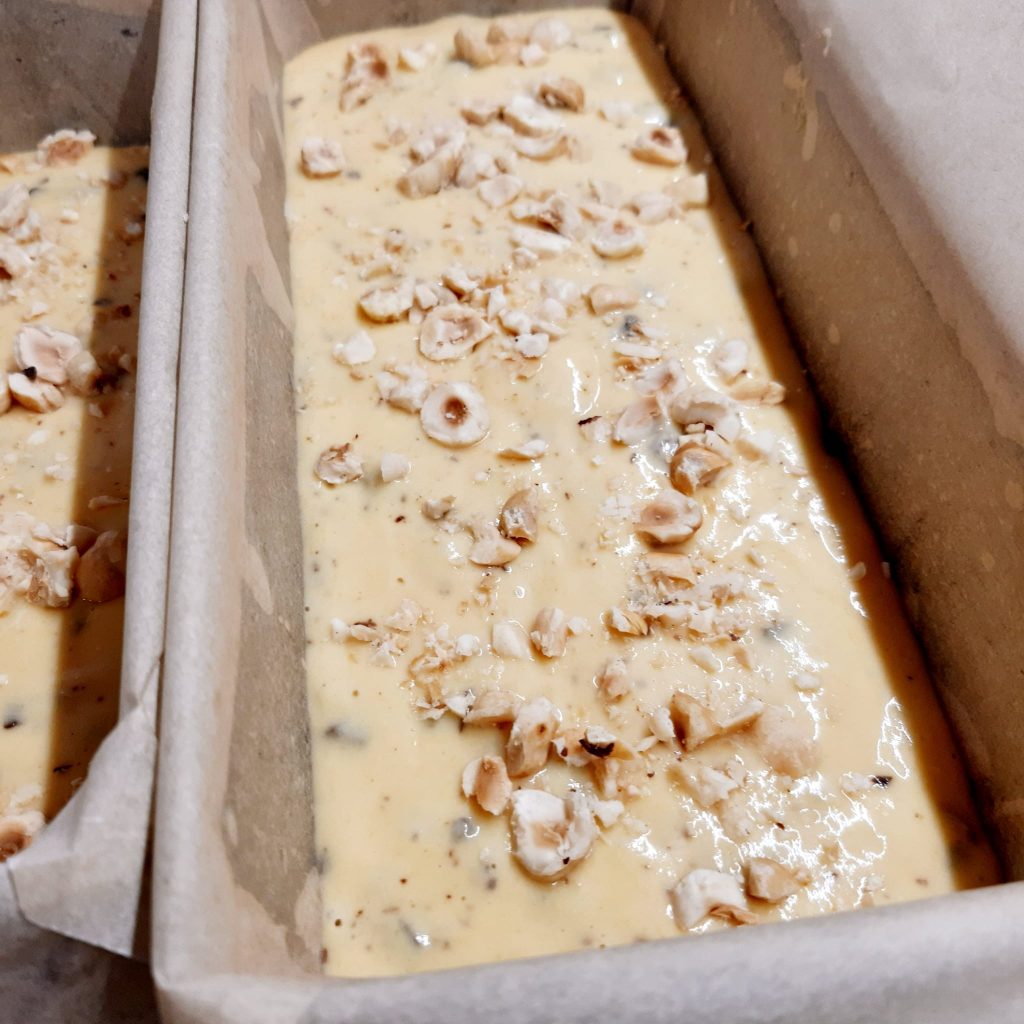 plumcake alla zucca con cioccolato e uvetta