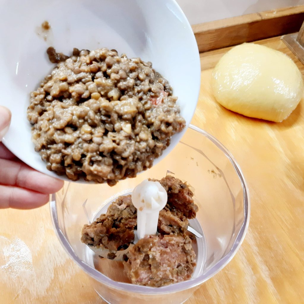 tortelloni ripieni di cotechino e lenticchie