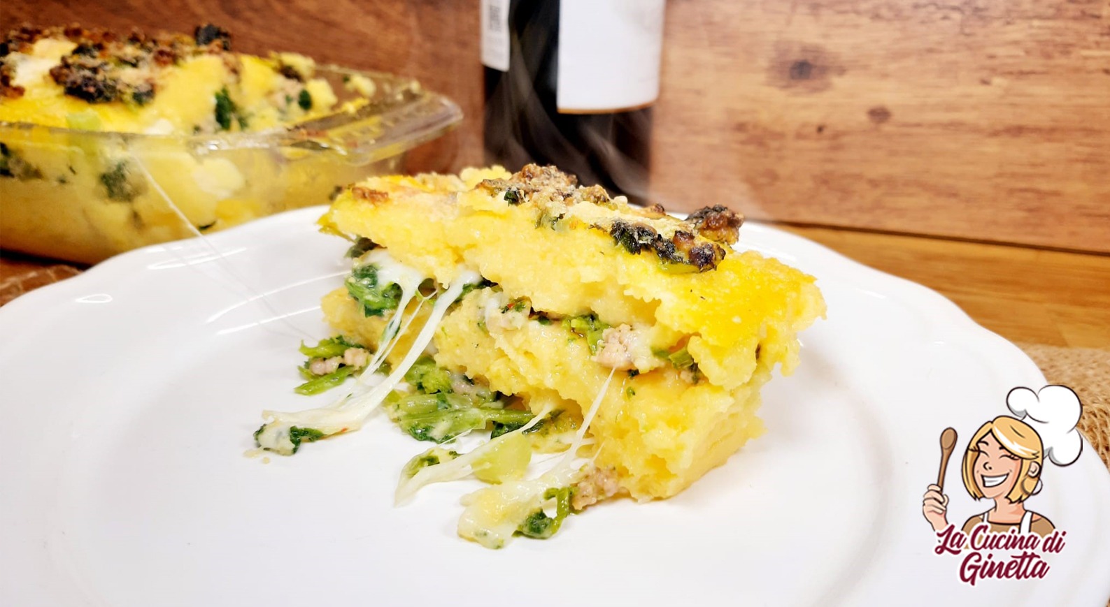  lasagna di polenta con broccoletti e salsiccia