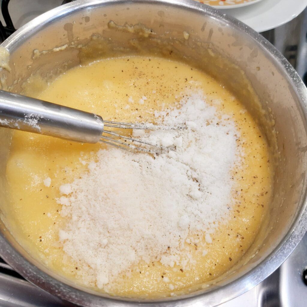 POLENTA CON IL PESTO