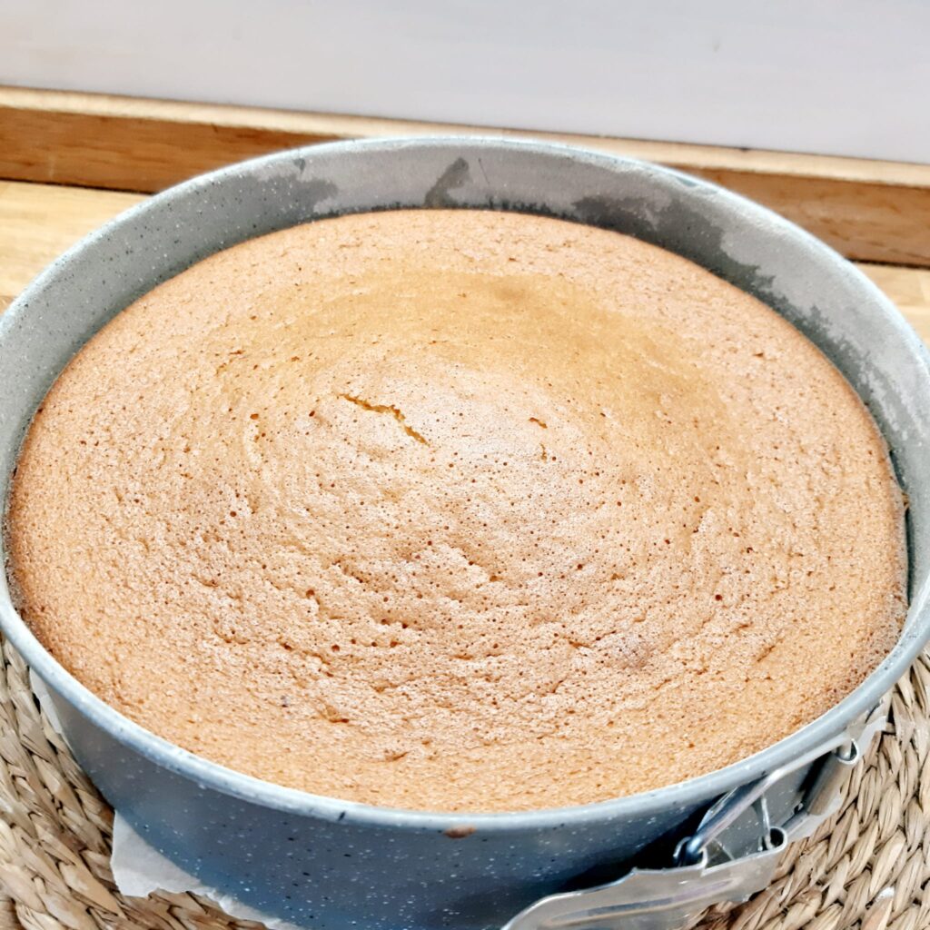 torta con albumi e succo d'arancia