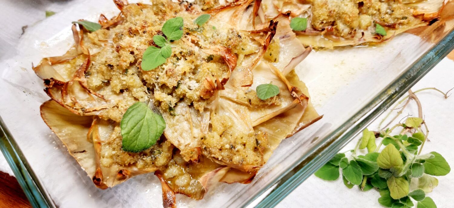 FIORI DI CARCIOFI GRATINATI