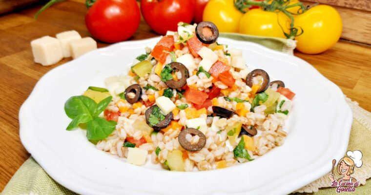 INSALATA DI FARRO AI SAPORI DELL’ORTO