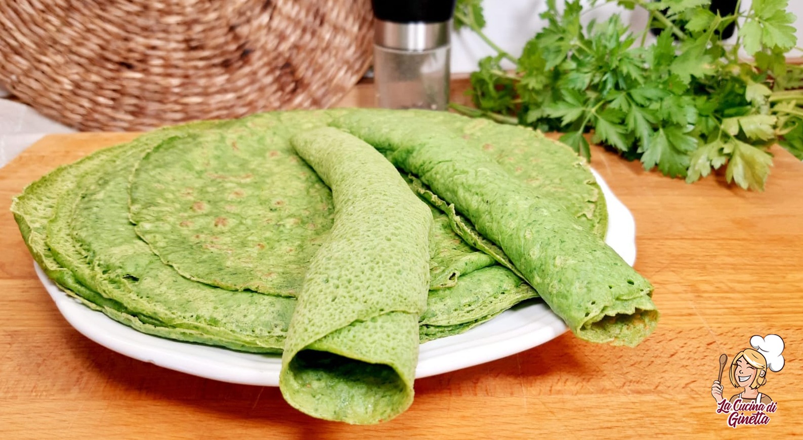 crepes verdi agli spinaci