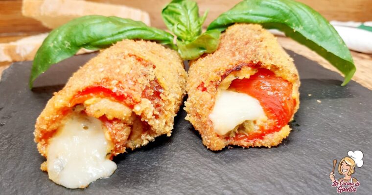 INVOLTINI DI PEPERONI CON TONNO E MOZZARELLA